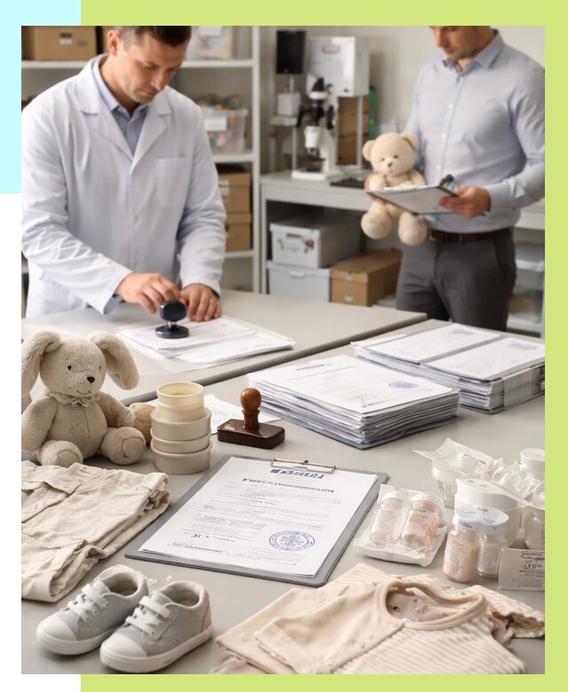 Сертификация детских товаров в Белове от 16289 р. | Алешин-Блв