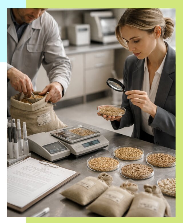 Сертификация зерна в Белове по цене от 16289 р. | Алешин-Блв