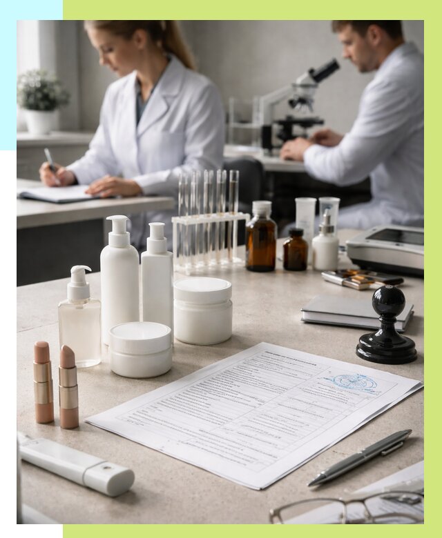 Сертификация косметики в Белове от 21718 р. - Алешин-Блв