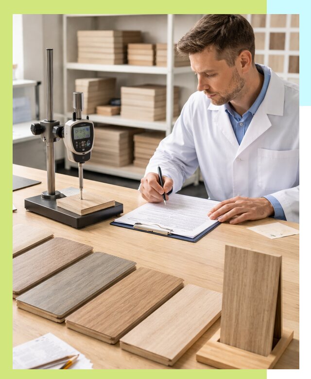 Сертификация ламината с испытаниями и оформлением документов в Белове