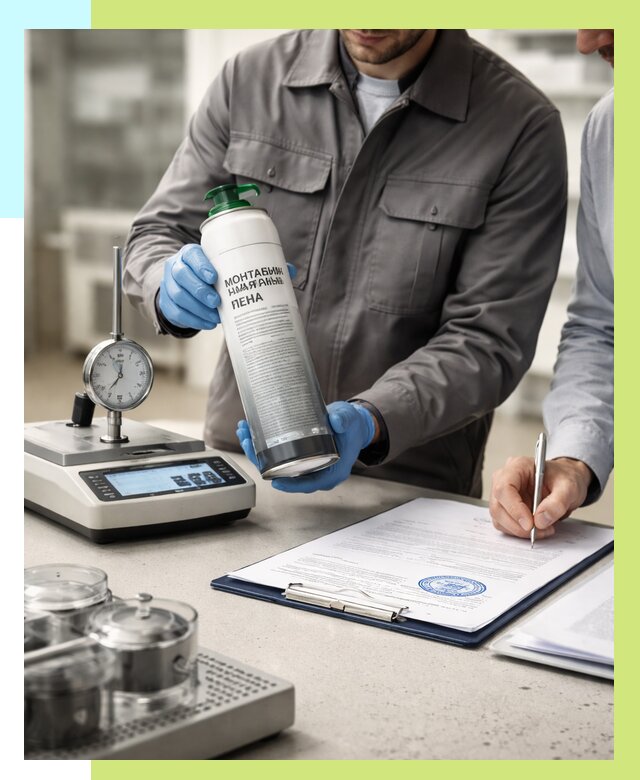 Сертификация монтажной пены в Белове от 16289 р. | Алешин-Блв