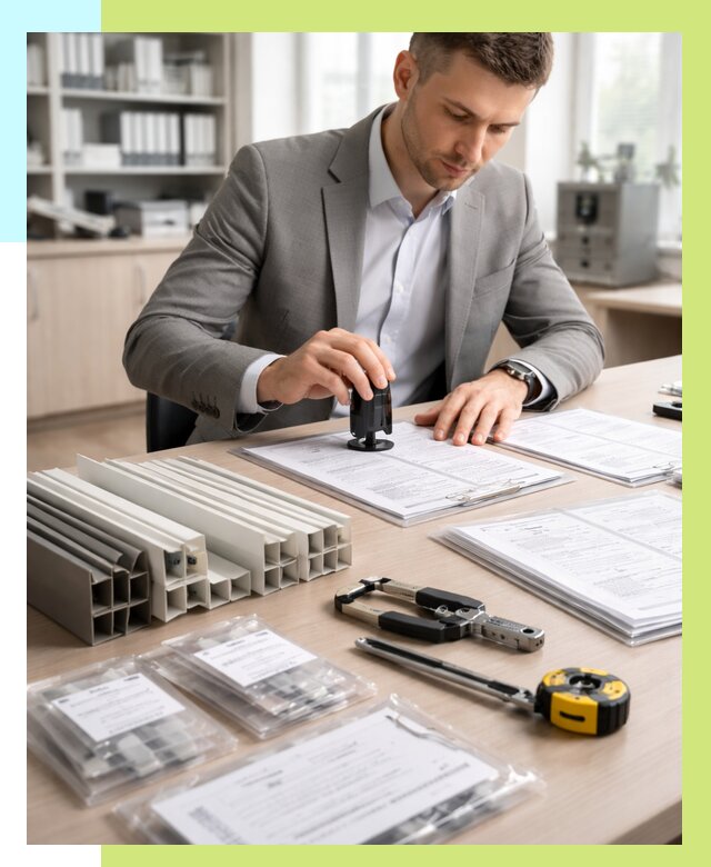 Сертификация ПВХ продукции в Белове от 9230 р., Алешин-Блв