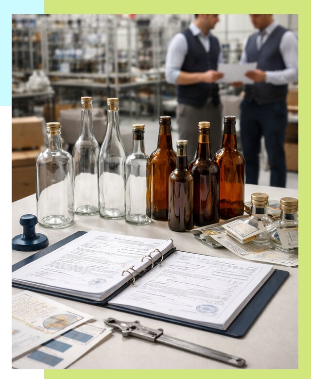 Сертификация стеклянных бутылок в Белове от 27148 р. | Алешин-Блв