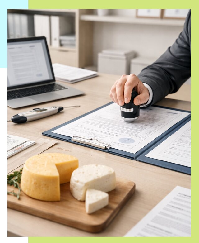 Сертификация сыров в Белове от 16289 р | Сертификат на сыр Алешин-Блв