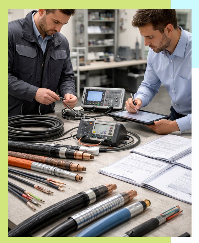 Сертификация кабеля и электропроводки в Белове под ключ