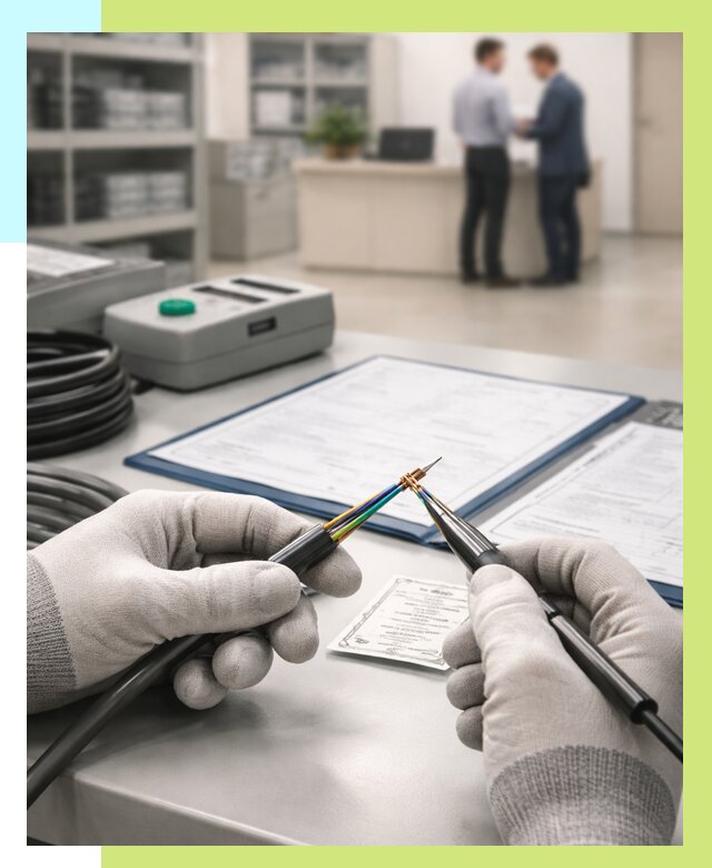 Сертификация провода в Белове от 19546 р. в Алешин-Блв