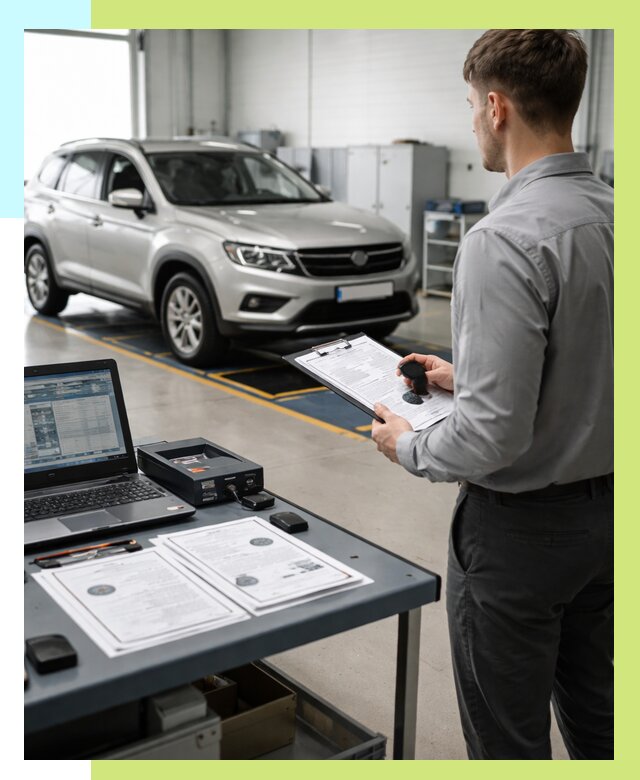 Сертификация транспортных средств в Белове от 13031 р. | Алешин-Блв