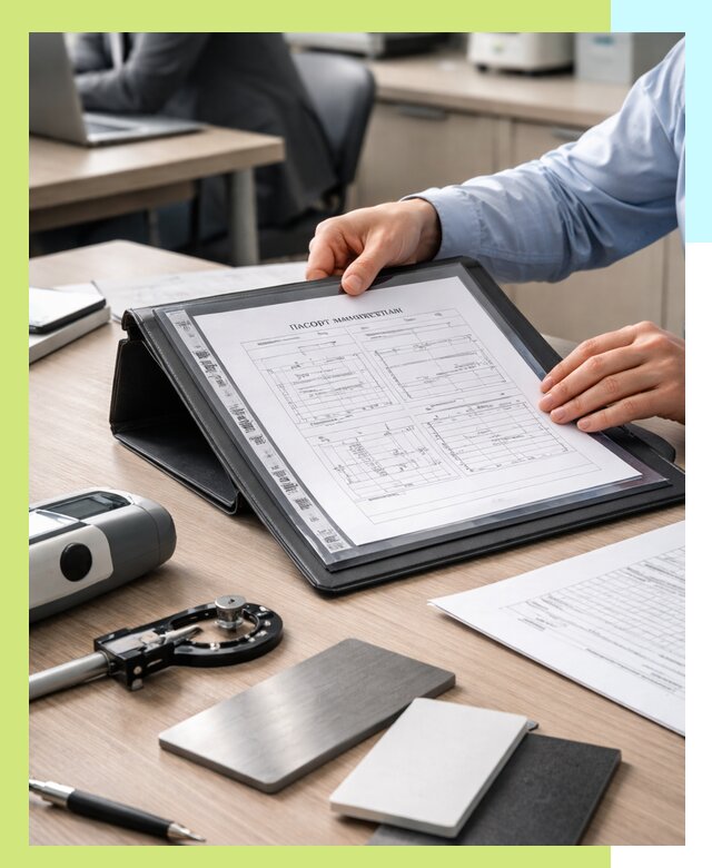 Оформление паспорта материала для продукции в Белове