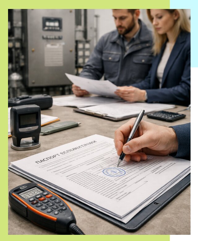 Оформление паспорта эксплуатации оборудования в Белове