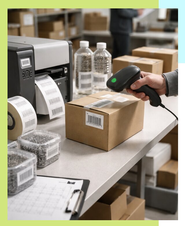Штрихкодирование продукции и маркировка для продажи в Белове