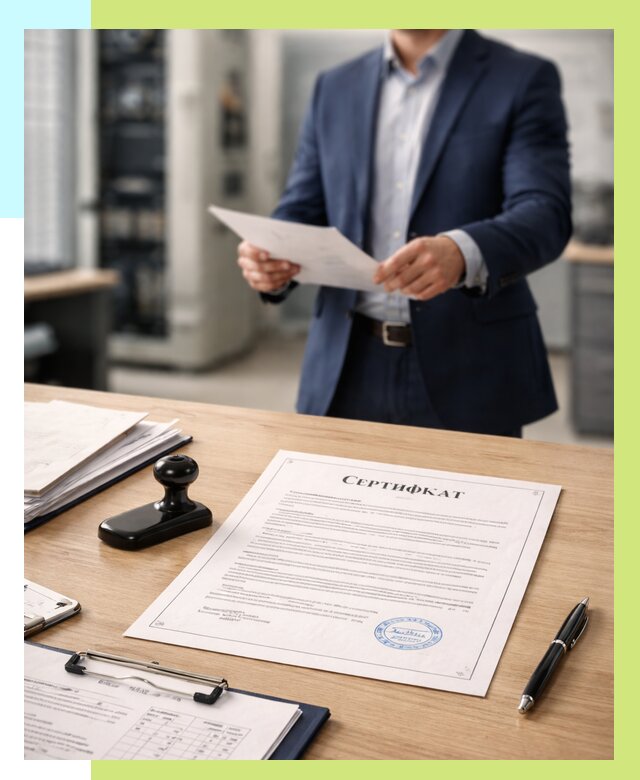 Сертификат на оборудование в Белове от 16289 р. | Алешин-Блв