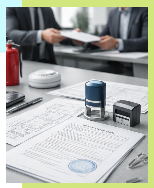 Декларация пожарной безопасности в Белове от 8687 р. | Алешин-Блв