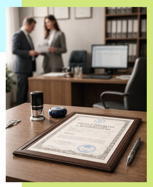 Свидетельство о регистрации продукции в Белове от 9773 р.|Алешин-Блв