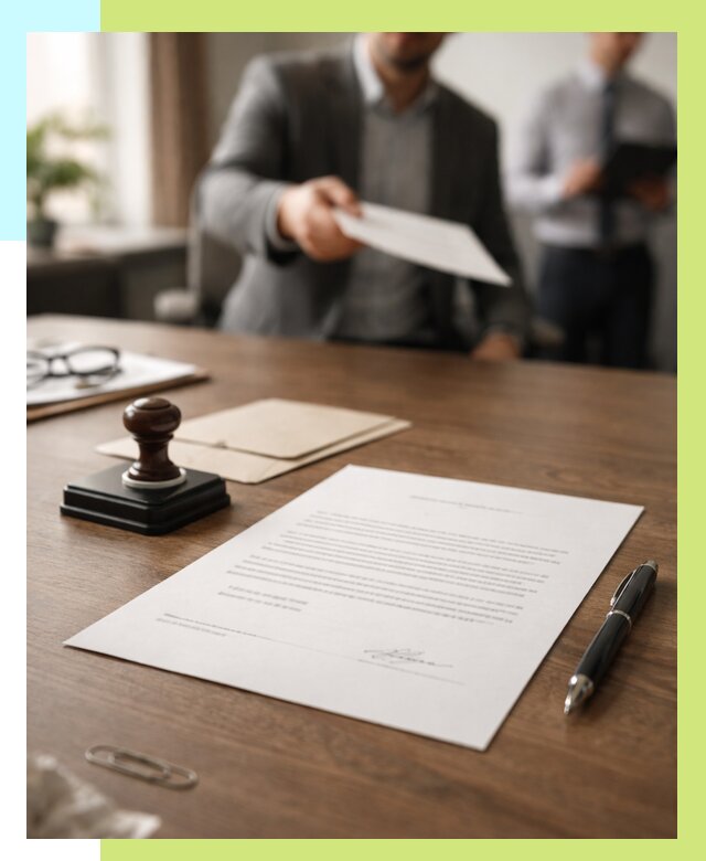 Отказное письмо по сертификации в Белове от 3801 р. | Алешин-Блв