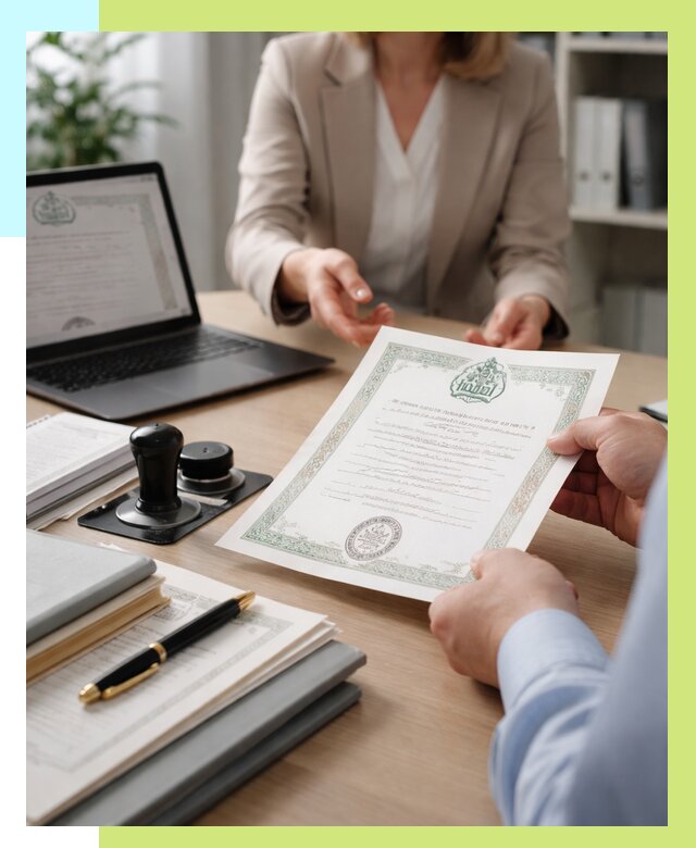 Халяль сертификат в Белове, получить от 16289 р. | Алешин-Блв