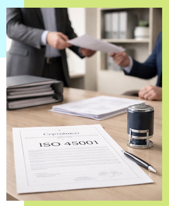 Сертификат ISO 45001 в Белове под ключ от 48866 р. | Алешин-Блв
