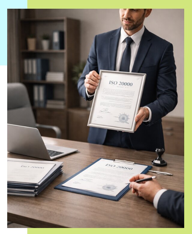 Сертификат ISO 20000 в Белове под ключ от 130308 р., Алешин-Блв