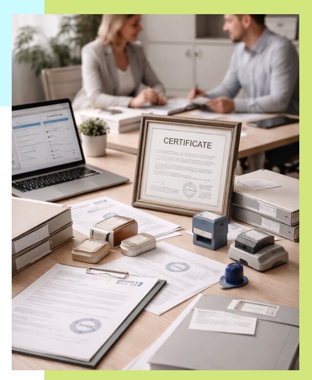 Сертификация компании в Белове от 48866 р. | Алешин-Блв — заказ